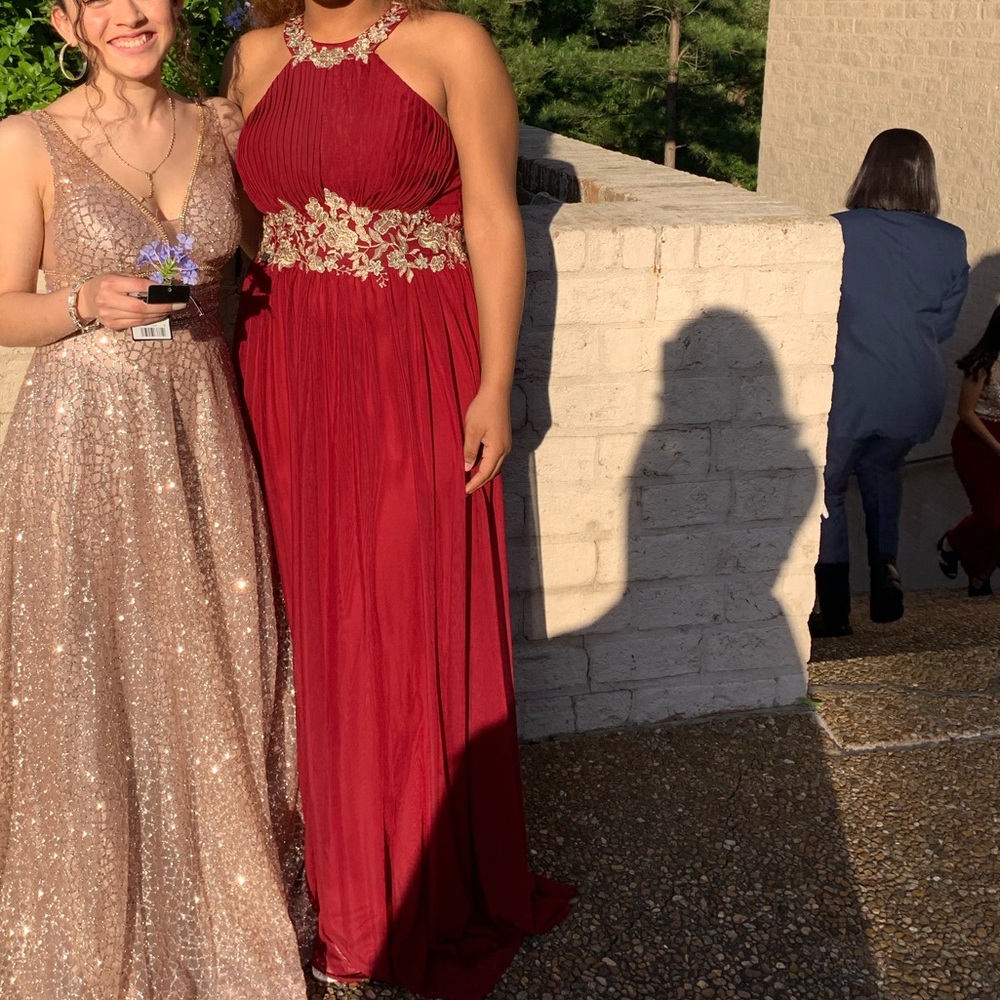 Maroon dress